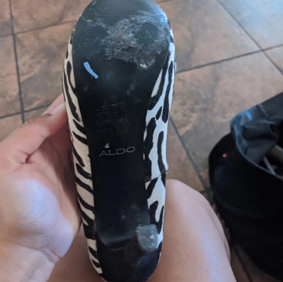 ALDO animal print heels - Picture 4 of 7